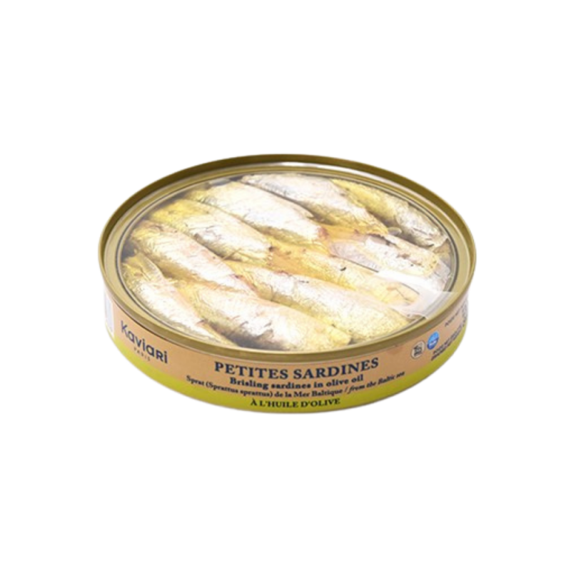 Petites sardines à l'huile d'olive 
